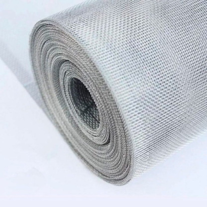 Сетка алюминиевая просечно-вытяжная с черной с мелкой ячейкой в рулонах 0,8х6х6 мм в&nbsp;Иркутске
